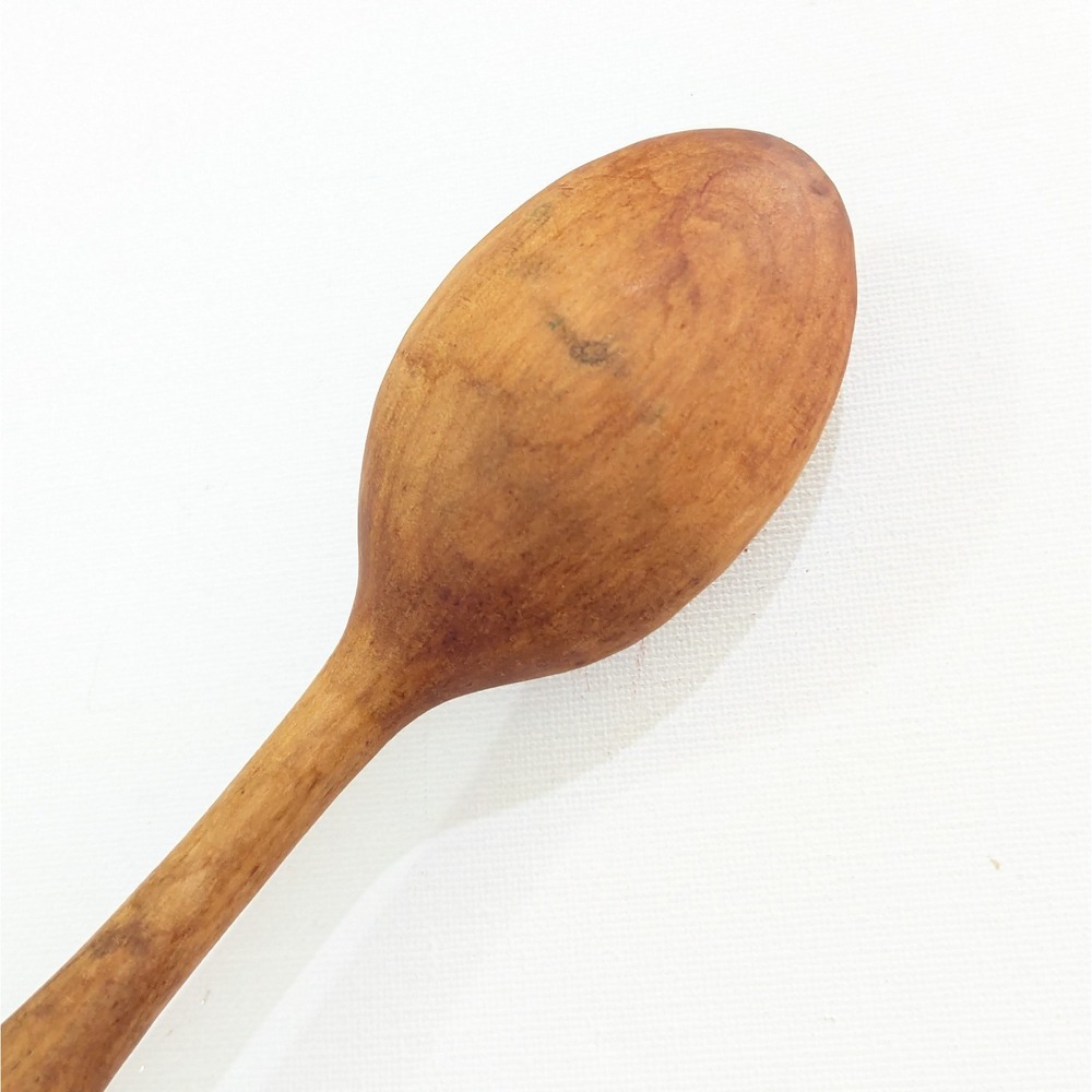 Vtg Carved Wood Spoon Hunting Dog Spaniel Folk Art Lodge Cabin Rustic Decor - Picture 13 of 16
